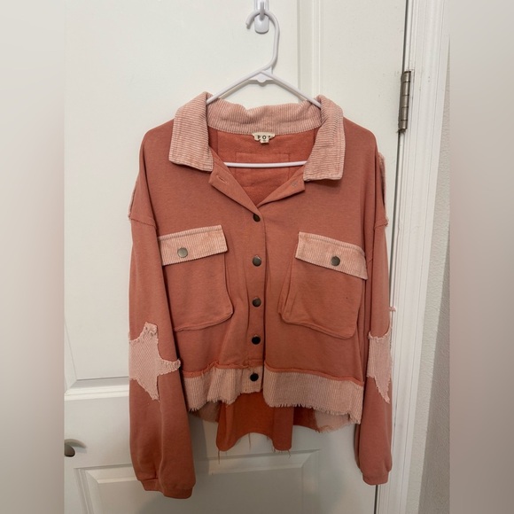 POL Women's Star Corduroy Jacket - Picture 5 of 6